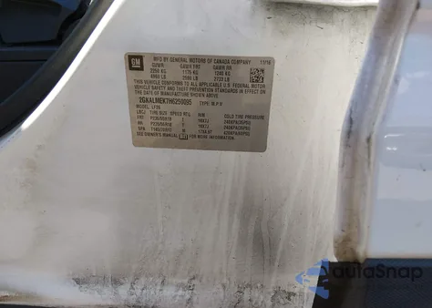 2017 GMC Terrain Sle-1 z USA, uszkodzony, nr VIN 2GKALMEK7H6250095